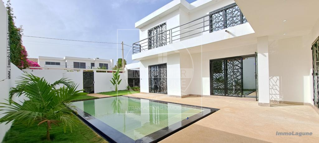 Agence Immobilière Saly Sénégal - V3023 - Villa à SOMONE - V3023-VILLA-A-vendre-a-somone-senegal-avec-piscine