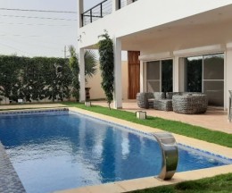 Agence Immobilière immoLagune Saly Sénégal - V2610 - Villa - NGAPAROU - V2610 villa-contemporaine-a-vendre-ngaparou-senegal