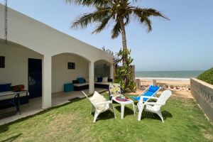 Agence Immobilière Saly Sénégal - V2962 - Villa - NDAYANE - V2962 maison bord de mer à vendre à ndayane senegal