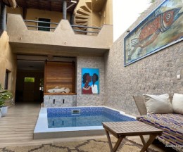 Agence Immobilière Lagune Saly Sénégal -  - Villa - NGAPAROU - V2700 villa pied dans l\'eau a vendre saly senegal