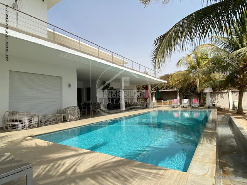 Agence Immobilière Saly Sénégal - V2941 - Villa à NGAPAROU - V2941 villa a vendre ngaparou senegal bord de mer