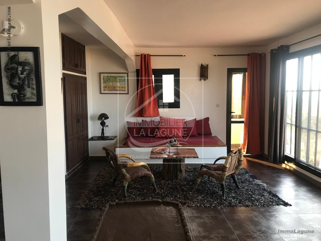 Agence Immobilière Saly Sénégal - V2936 - Villa à MBOUR - V2936 villa pied dans l\'eau a vendre saly senegal