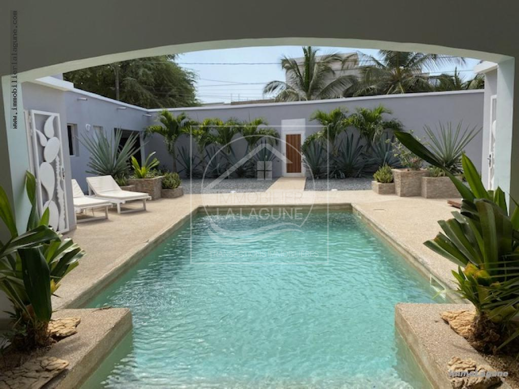 Agence Immobilière Saly Sénégal - V2972 - Villa à NGAPAROU - V2972 villa a vendre ngaparou senegal