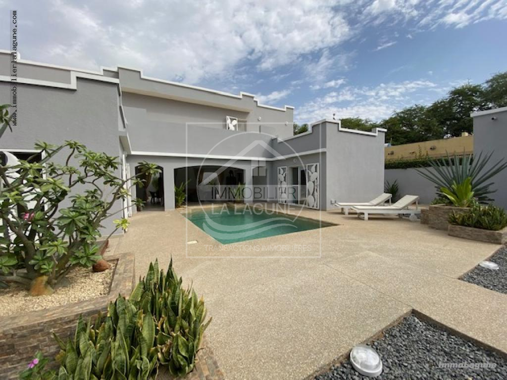 Agence Immobilière Saly Sénégal - V2972 - Villa à NGAPAROU - V2972 villa a vendre ngaparou senegal