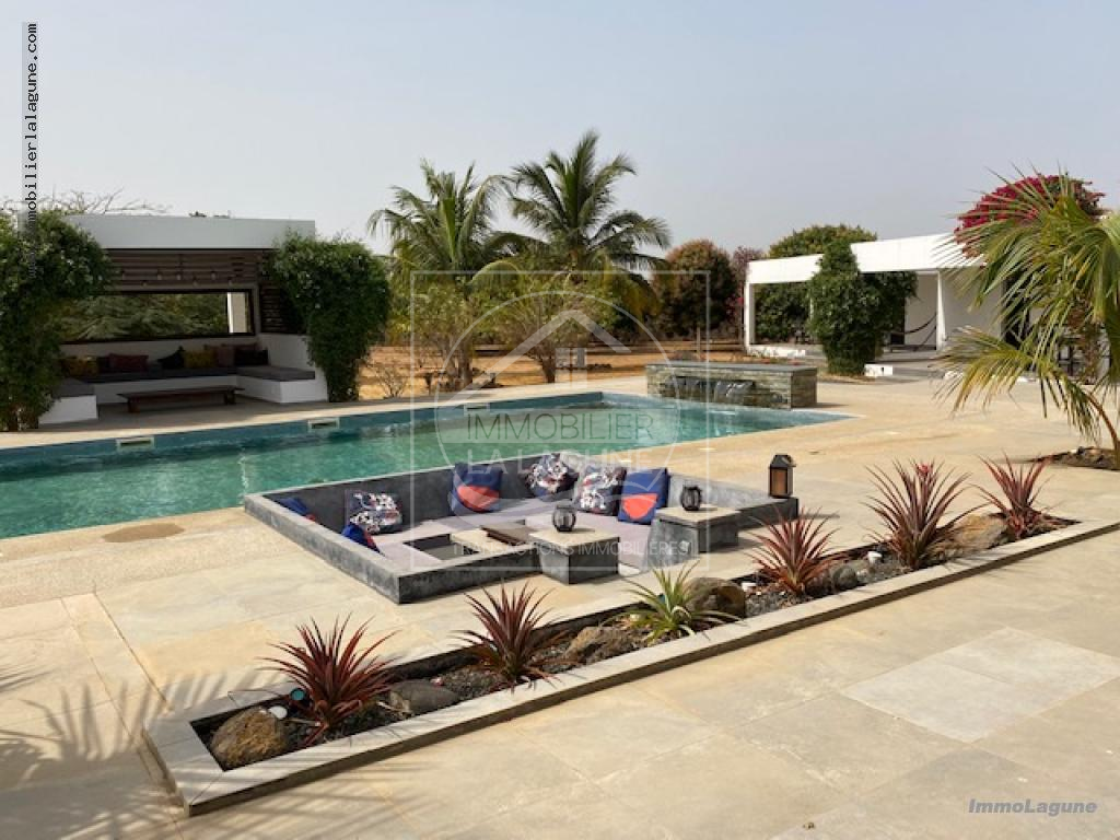 Agence Immobilière Saly Sénégal - V2814 - Villa à NGUERIGNE - V2814 villa a vendre nguerigne senegal