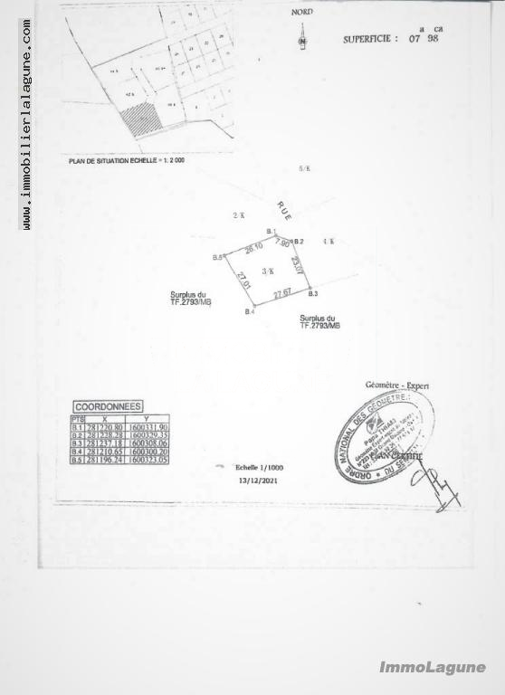 Agence Immobilière Saly Sénégal - T3009 - Terrain à NGAPAROU - T3009-terrain-a-vendre-a-ndiorokh-senegal