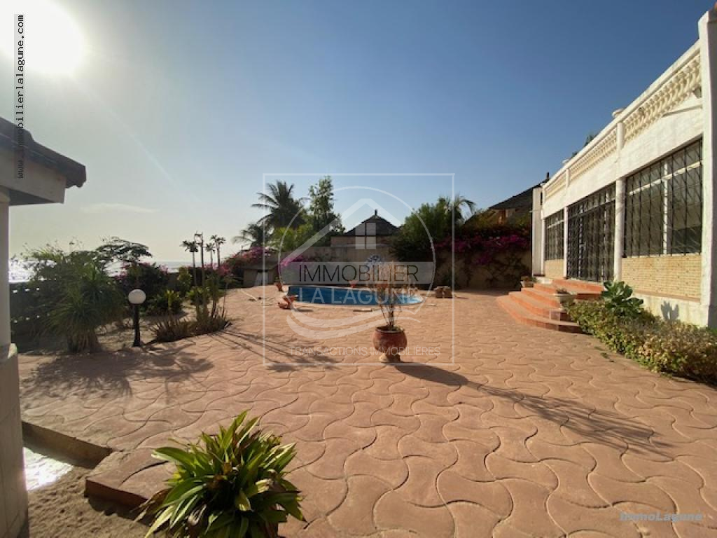 Agence Immobilière Saly Sénégal - V3011 - Villa à NGAPAROU - V3011 villa bord de mer a vendre senegal