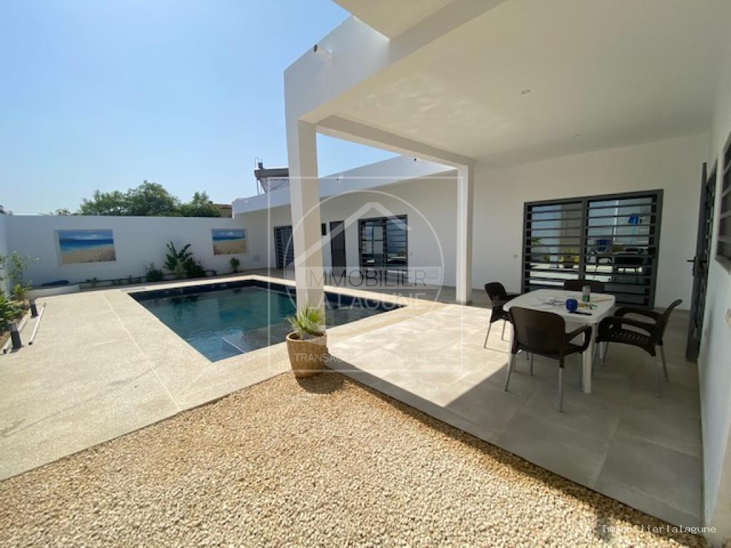 Agence Immobilière Saly Sénégal - V3221 - Villa à NGAPAROU - V3221 villa a vendre ngaparou senegal
