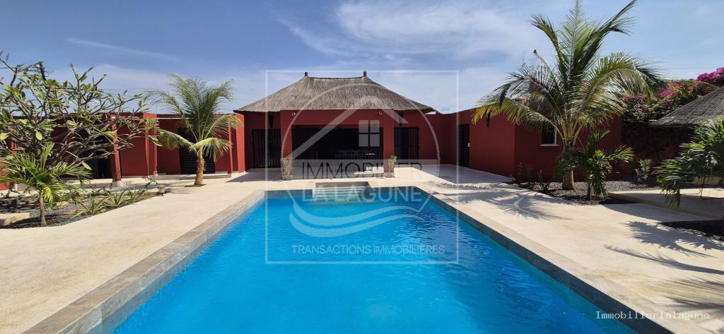 Agence Immobilière Saly Sénégal - V3238 - Villa à NGUERIGNE - V3238-villa-a-vendre-en-residence-a-nguerigne-avec-piscine-senegal