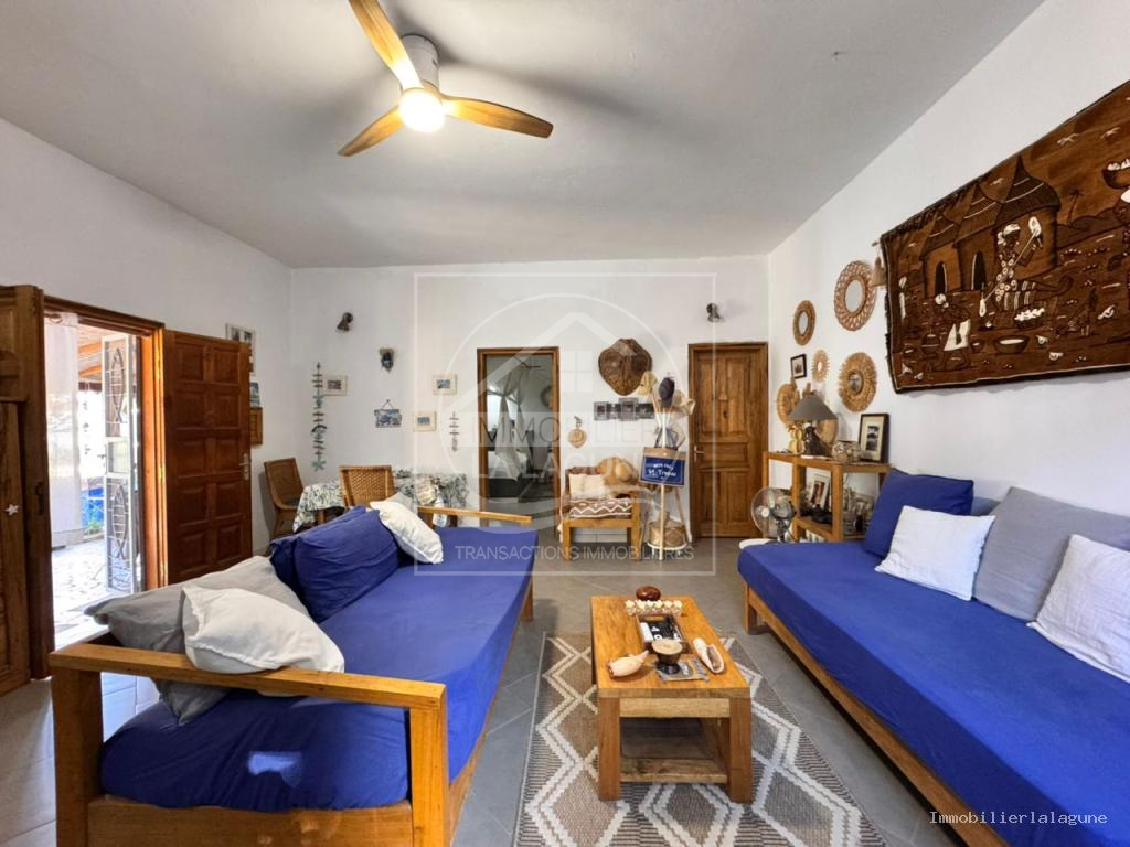 Agence Immobilière Saly Sénégal - V3249 - Villa à WARANG - V3249 maison a vendre warang senegal