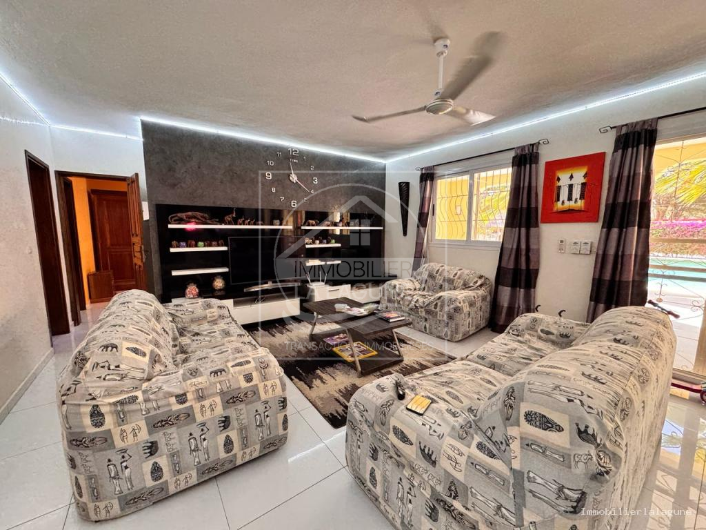 Agence Immobilière Saly Sénégal - V3252 - Villa à NGAPAROU - V3252 villa a vendre ngaparou senegal