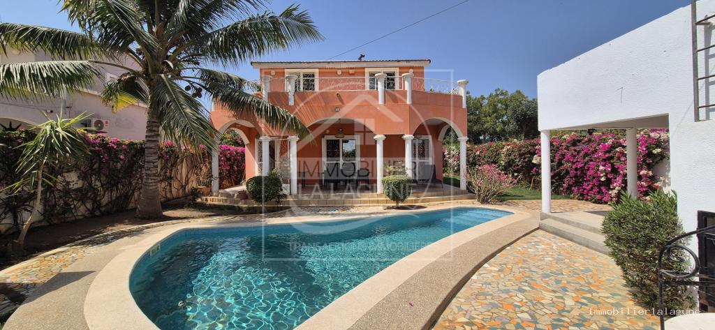 Agence Immobilière Saly Sénégal - V3257 - Villa à NGAPAROU - V3257-villa-a-vendre-a-ngaparou-senegal-avec-piscine