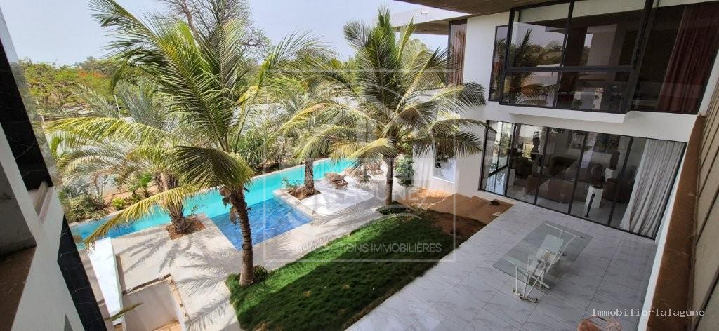 Agence Immobilière Saly Sénégal - V3283 - Villa à NGUERIGNE - V3283-villa-a-vendre-a-nguerigne-senegal-neuve