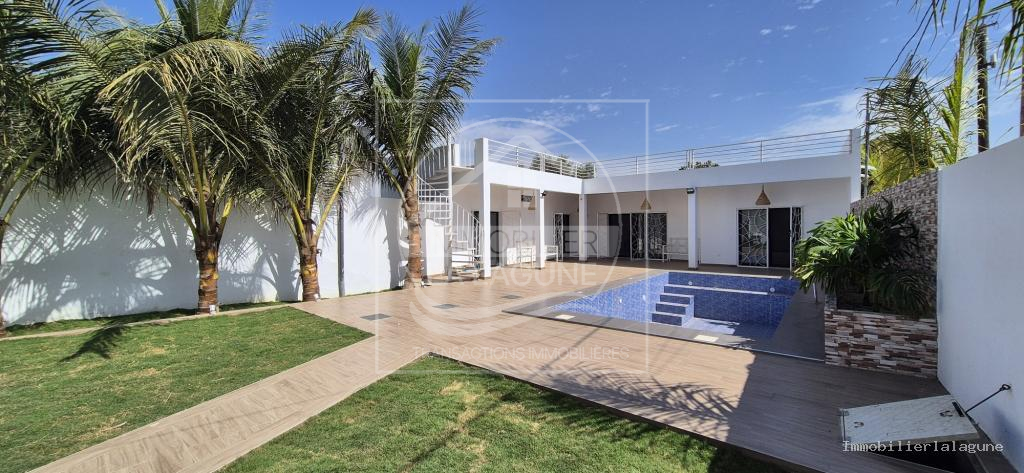 Agence Immobilière Saly Sénégal - V3299 - Villa à WARANG - V3299 villa a vendre warang senegal
