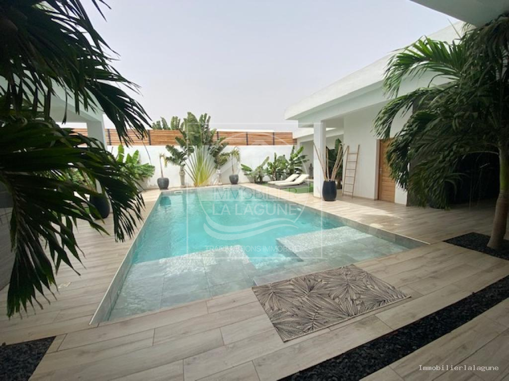 Agence Immobilière Saly Sénégal - V3361 - Villa à NGAPAROU - V3361 villa a vendre ngaparou senegal