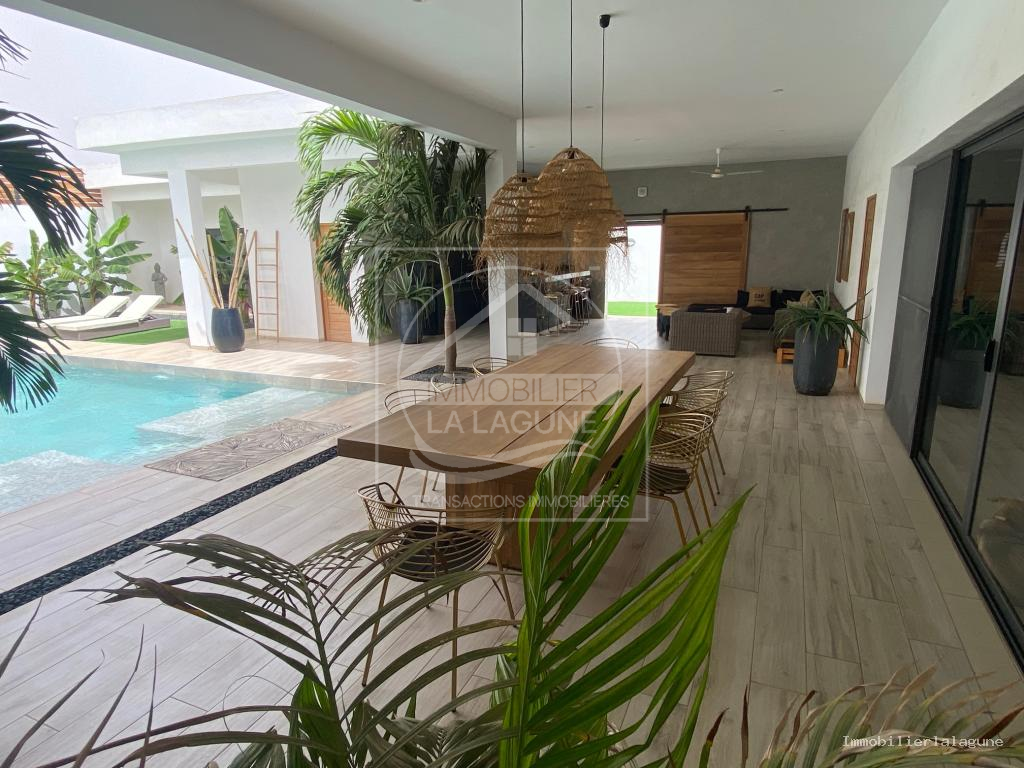Agence Immobilière Saly Sénégal - V3361 - Villa à NGAPAROU - V3361 villa a vendre ngaparou senegal