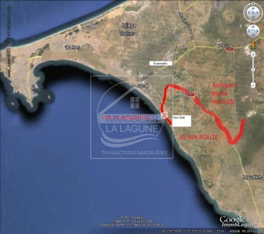 Agence Immobilière Saly Sénégal - V2433 - Villa à YENNE - V2433 villa-bord-de-mer-a-vendre-senegal