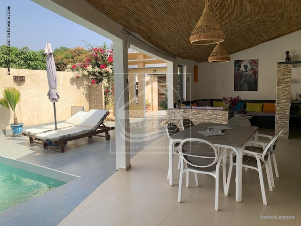 Agence Immobilière Saly Sénégal - V2734 - Villa à NGAPAROU - V2734 villa a vendre ngaparou senegal