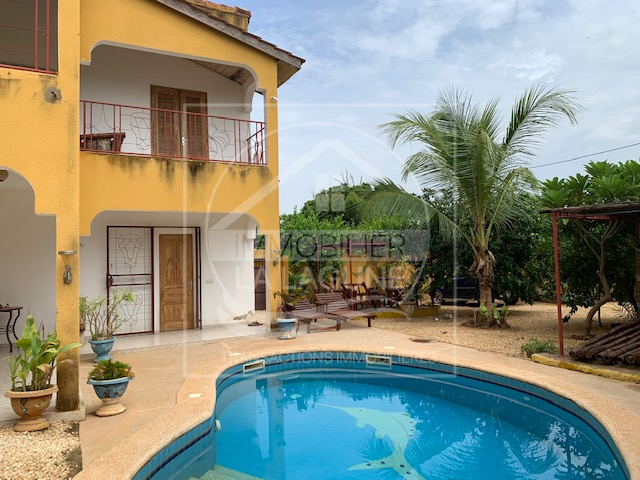 Agence Immobilière Saly Sénégal - V2821 - Villa à NGAPAROU - V2821 villa a vendre ngaparou senegal