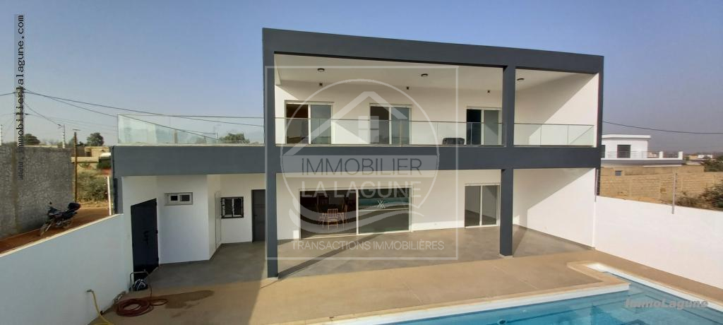 Agence Immobilière Saly Sénégal - V2867 - Villa à NGAPAROU - V2867-villa-a-vendre-a-ngaparou-senegal