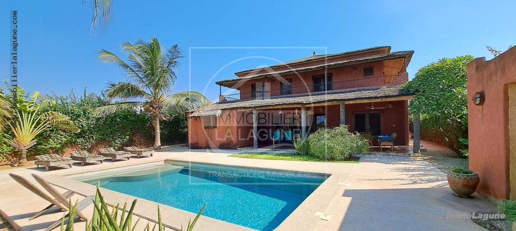 Agence Immobilière Saly Sénégal - V2946 - Villa à WARANG - V2946-villa-a-vendre-a-mbaling-senegal-avec-pisicine