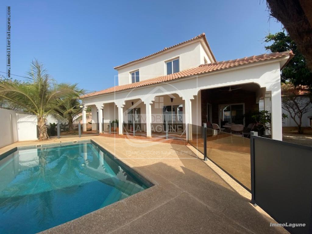 Agence Immobilière Saly Sénégal - V2387 - Villa à NGAPAROU - V2387-villa-a-acheter-a-ngaparou-senegal