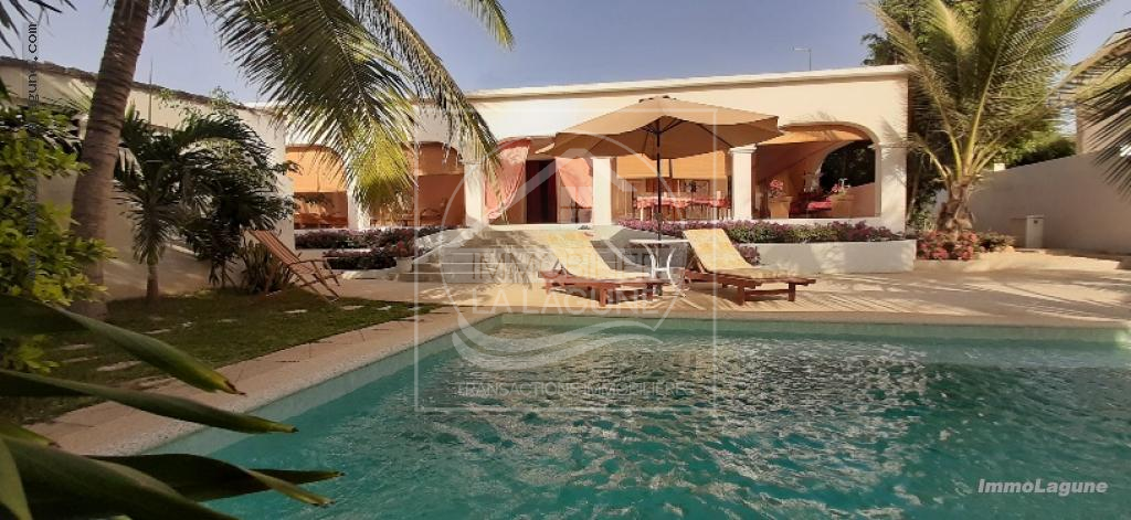 Agence Immobilière Saly Sénégal - V1126 - Villa à NGAPAROU - V1126 villa-a-vendre-ngaparou-bord-de-mer-senegal