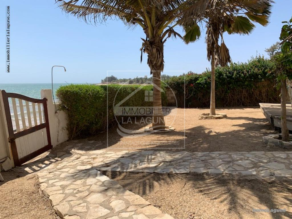 Agence Immobilière Saly Sénégal - V2775 - Villa à SOMONE - V2775 villa a vendre bord de mer ngaparou senegal