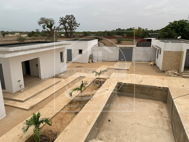 Agence Immobilière Saly Sénégal - V2807 - Villa à NGUERIGNE - V2807 Villa à vendre Nguerigne Sénégal