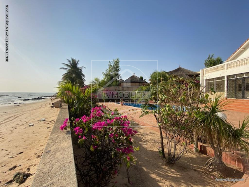 Agence Immobilière Saly Sénégal - V3011 - Villa à NGAPAROU - V3011 villa bord de mer a vendre senegal