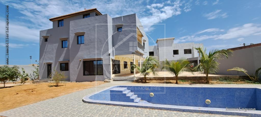 Agence Immobilière Saly Sénégal - V3043 - Villa à NGAPAROU - V3043-villa-a-vendre-a-ngaparou-senegal