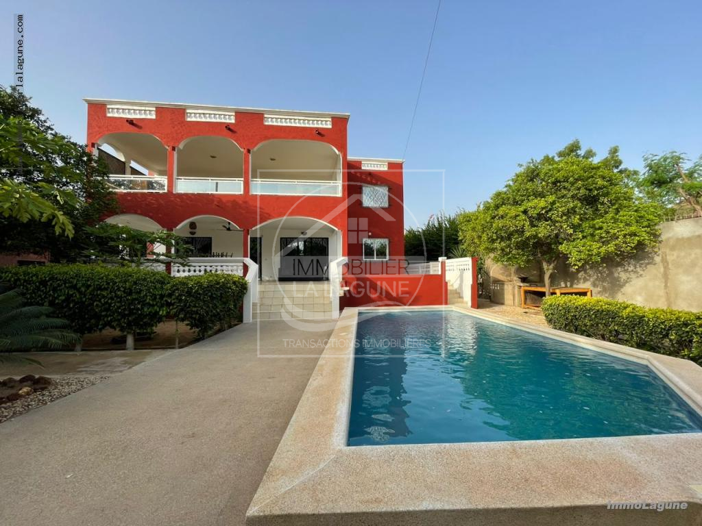 Agence Immobilière Saly Sénégal - V3057 - Villa à SALY - V3057 villa a vendre a saly senegal bord de mer