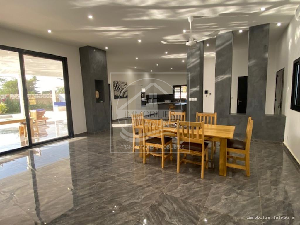 Agence Immobilière Saly Sénégal - V3093 - Villa à NGUERIGNE - V3093 villa a vendre nguerigne senegal