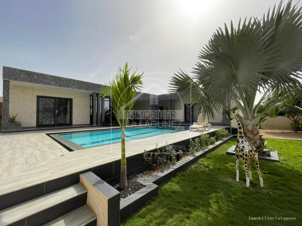 Agence Immobilière Saly Sénégal - V3120 - Villa à NGUERIGNE - V3120 villa a vendre nguerigne senegal