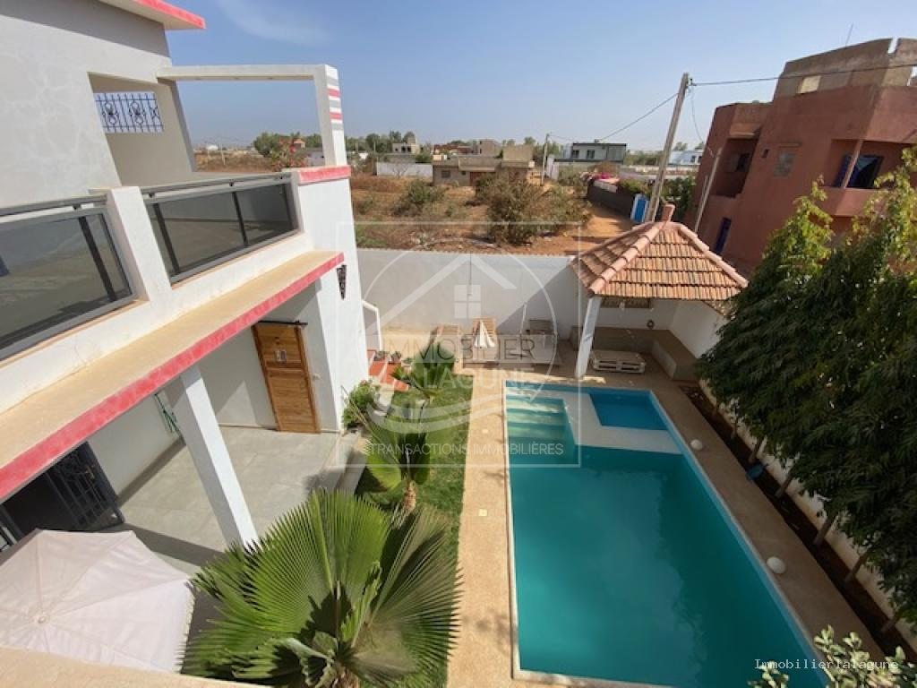 Agence Immobilière Saly Sénégal - V3152 - Villa à NGAPAROU - V3152 villa a vendre ngaparou senegal