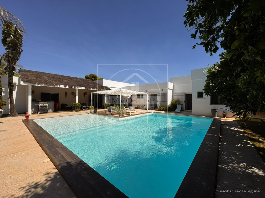 Agence Immobilière Saly Sénégal - V3298 - Villa à NGAPAROU - 3298 villa a vendre ngaparou senegal